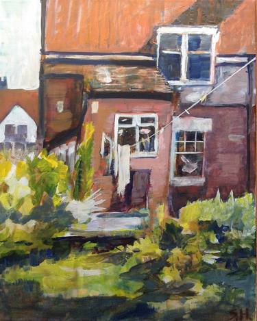 Original Impressionism Architecture Paintings by Sandra Haney