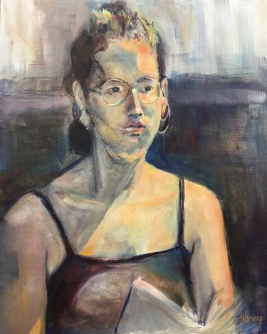 Original Impressionism Portrait Paintings by Sandra Haney