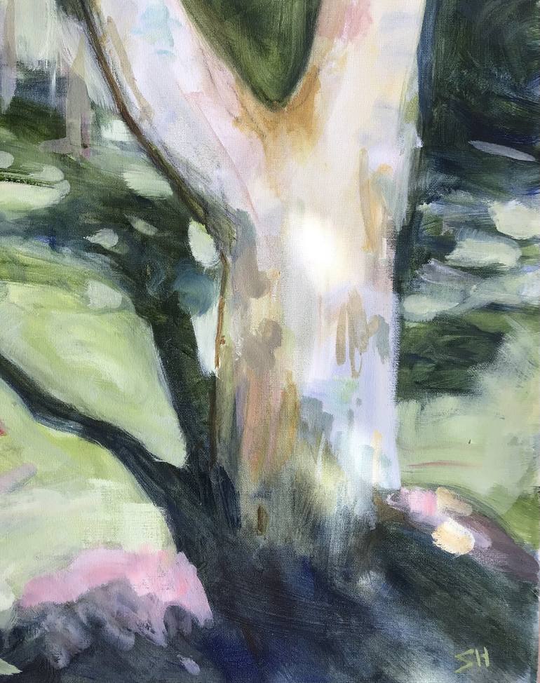 Original Tree Painting by Sandra Haney