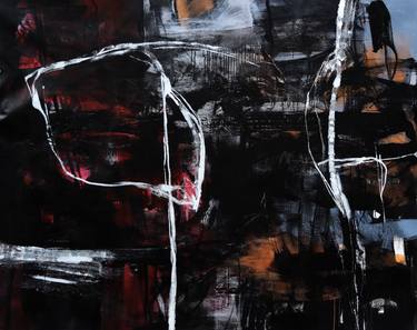 Original Abstract Expressionism Abstract Paintings by Shabnam Parvaresh