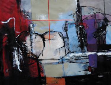 Print of Abstract Paintings by Shabnam Parvaresh