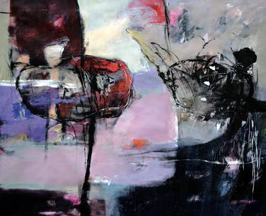 Print of Abstract Expressionism Abstract Paintings by Shabnam Parvaresh