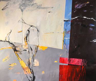 Original Abstract Expressionism Abstract Paintings by Shabnam Parvaresh