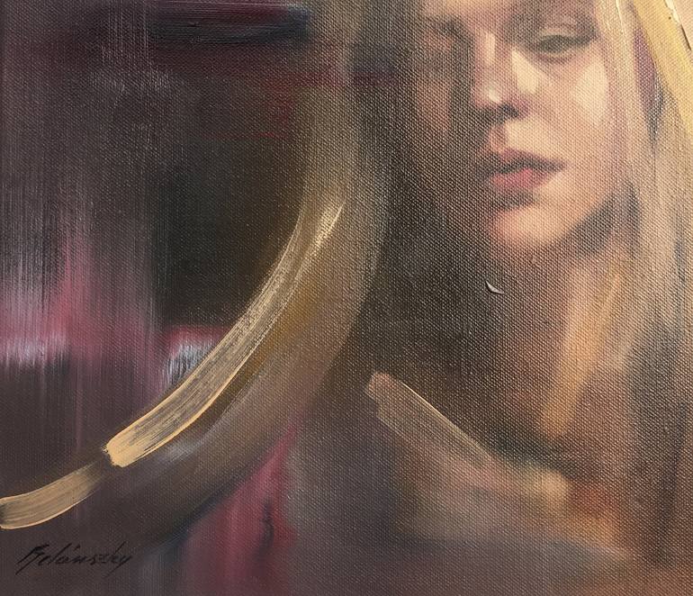 Original Contemporary Portrait Painting by Beata Belanszky-Demko