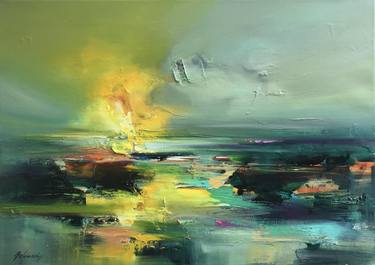 Original Abstract Paintings by Beata Belanszky-Demko