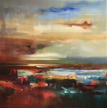 Original Abstract Landscape Paintings by Beata Belanszky-Demko