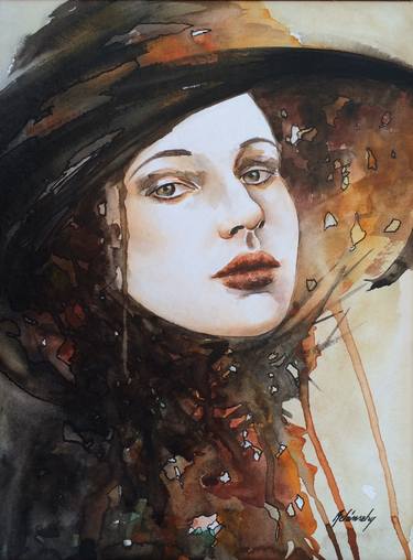 Original Impressionism Portrait Paintings by Beata Belanszky-Demko