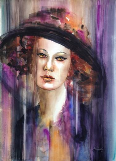 Original Portraiture Portrait Paintings by Beata Belanszky-Demko