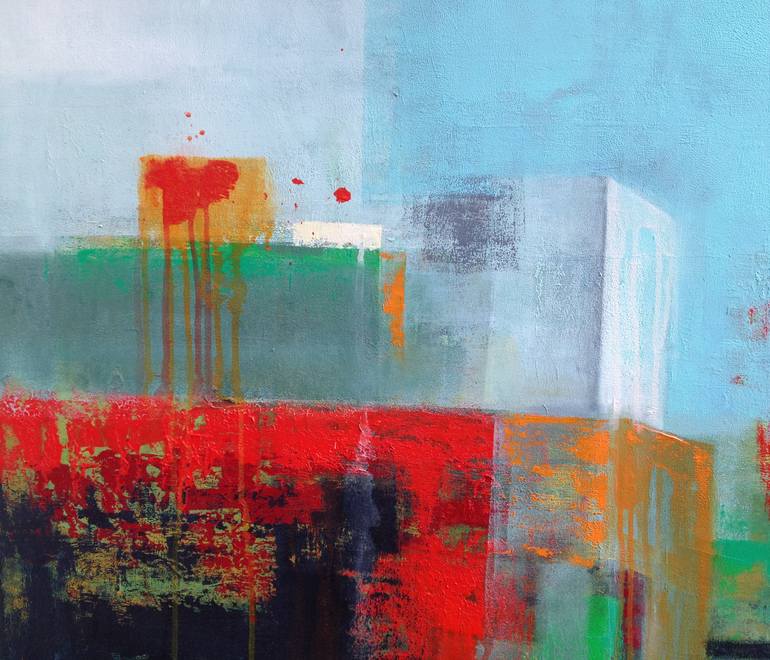 Original Abstract Expressionism Abstract Painting by Beata Belanszky-Demko