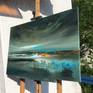 This is an original oil painting on a 60 x 90 cm linen canvas. Painted with brush and palette knife which gives the painting a dinamism and a little texture. 

The painting is sold unframed with painted edges so it can be hanged with or without a frame as preferred.