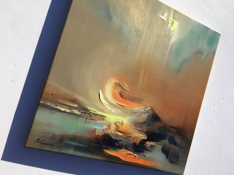 Original Abstract Expressionism Abstract Painting by Beata Belanszky-Demko