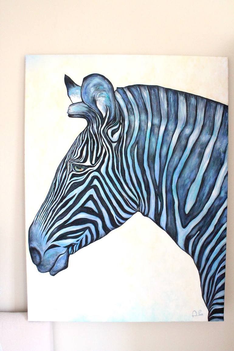 Original Dada Animal Painting by Antonio Pozo