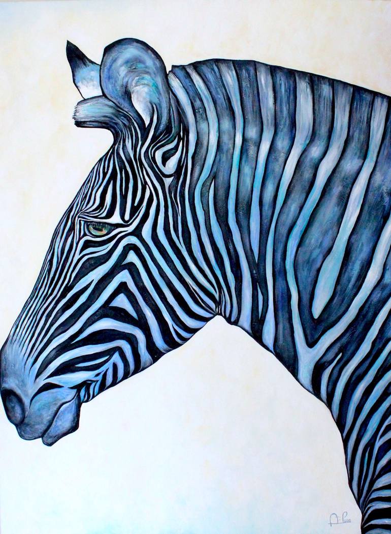 Original Dada Animal Painting by Antonio Pozo