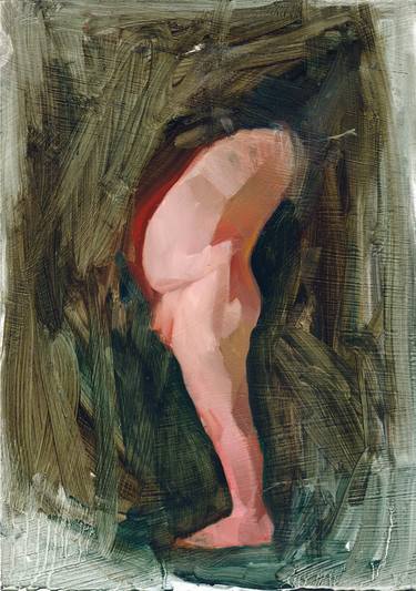 View Fancy crane. nude study, Paintings image. https://www.saatchiart.com/C...