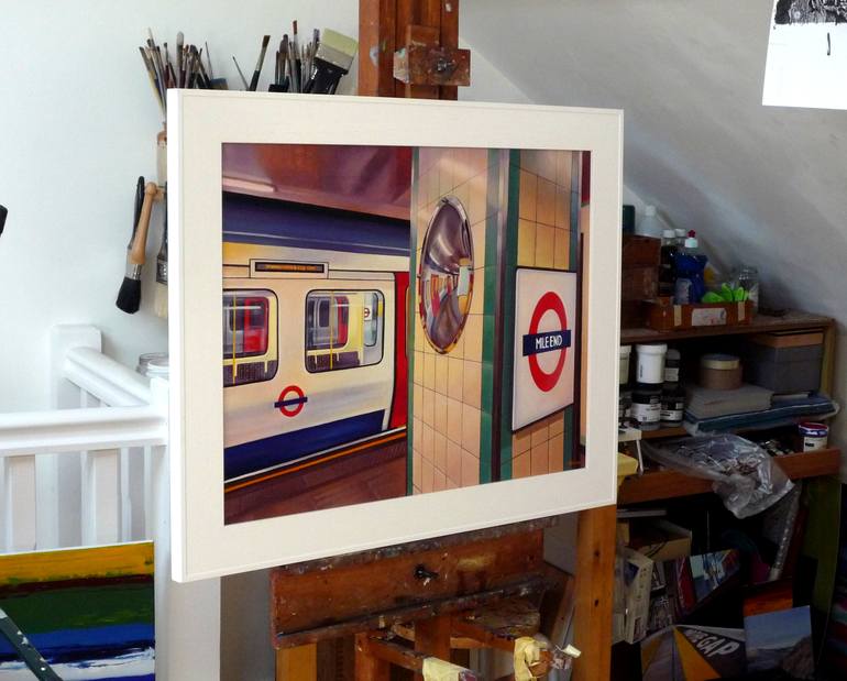 Original Figurative Cities Painting by Rebecca Coleman