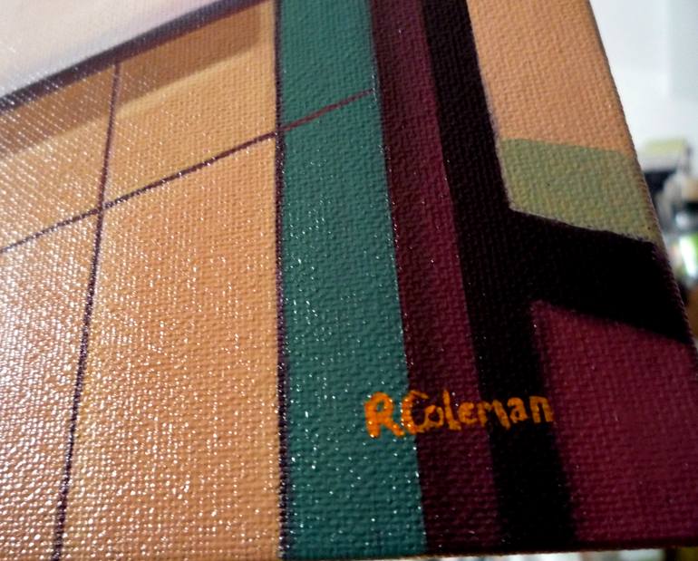 Original Figurative Cities Painting by Rebecca Coleman