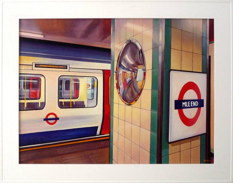 Original Figurative Cities Painting by Rebecca Coleman