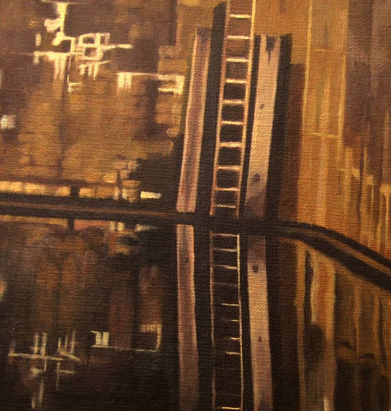 Original Figurative Architecture Painting by Rebecca Coleman