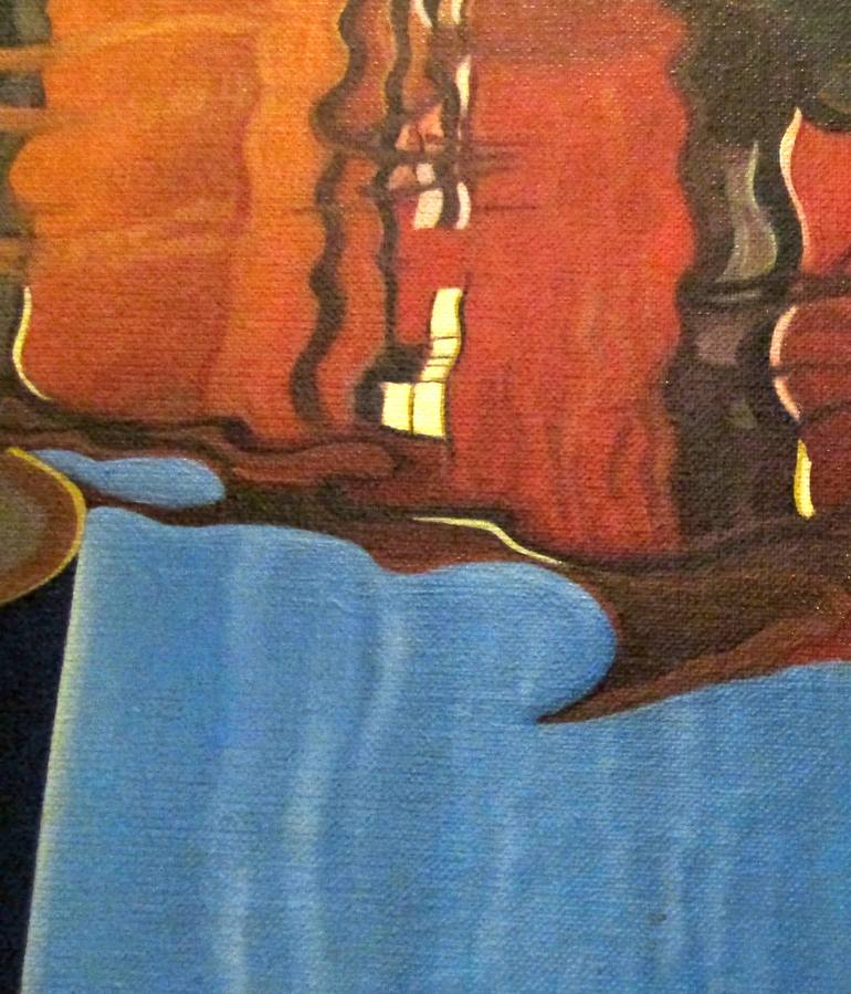 Original Figurative Architecture Painting by Rebecca Coleman