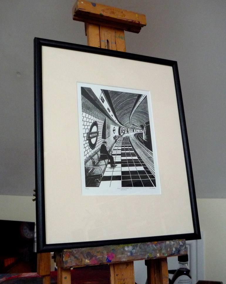 Original Other Cities Printmaking by Rebecca Coleman