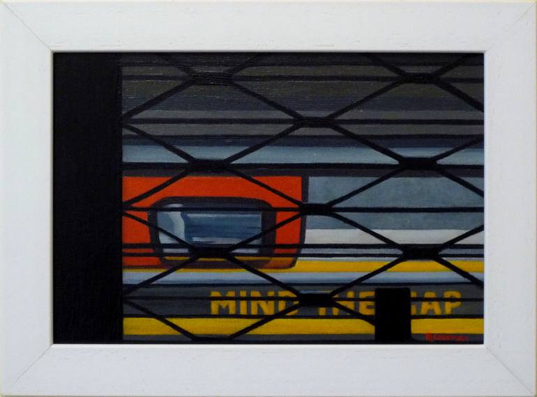 Original Figurative Transportation Painting by Rebecca Coleman