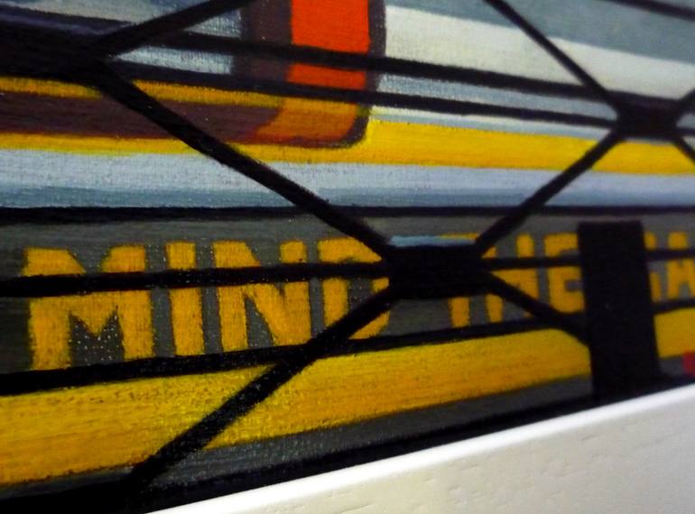 Original Figurative Transportation Painting by Rebecca Coleman