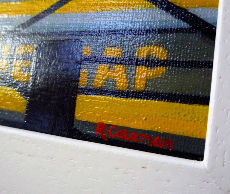 Original Figurative Transportation Painting by Rebecca Coleman