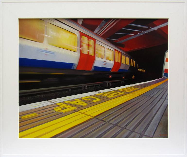 Original Figurative Cities Painting by Rebecca Coleman