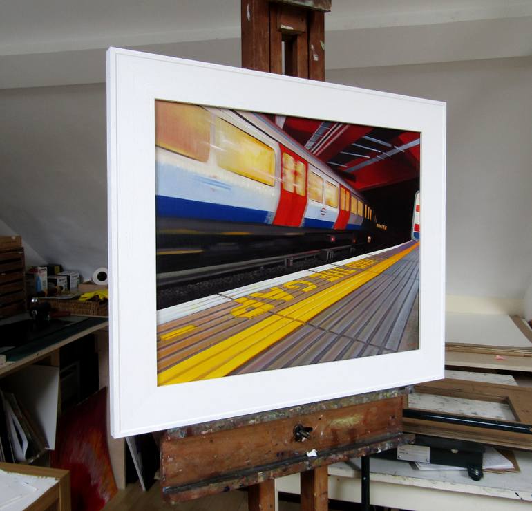 Original Figurative Cities Painting by Rebecca Coleman