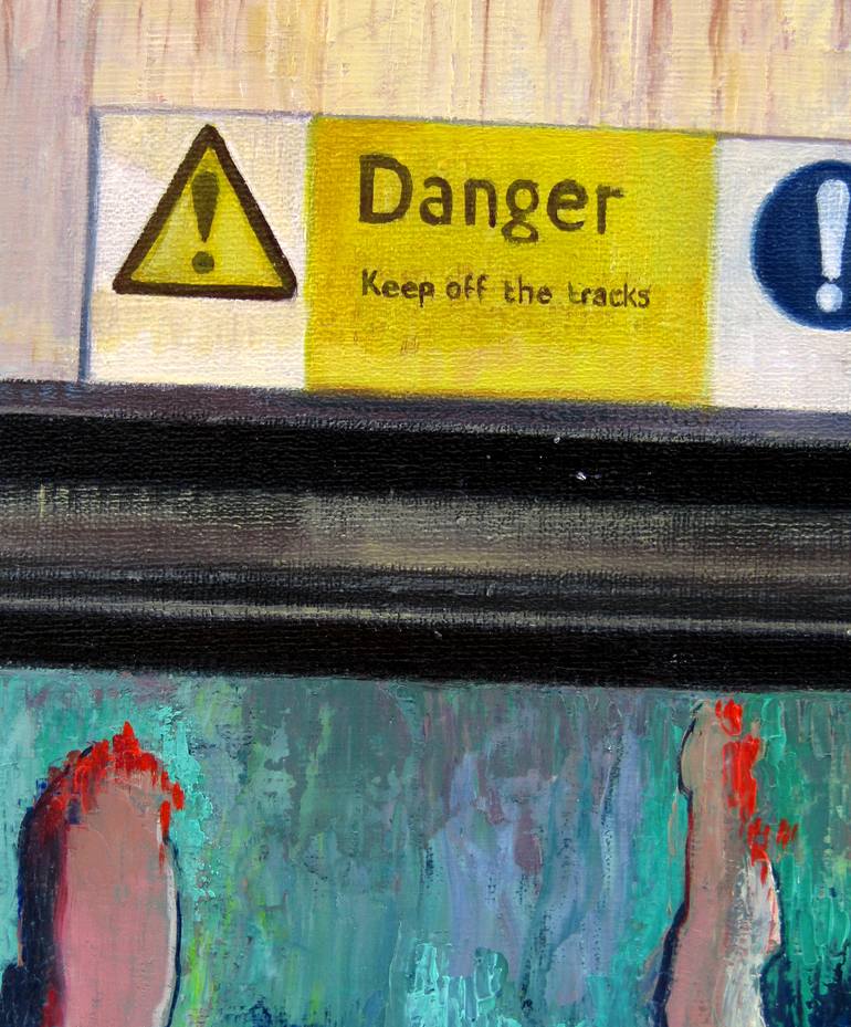 Original Figurative Architecture Painting by Rebecca Coleman