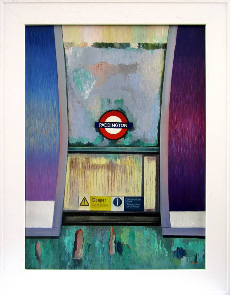 Original Figurative Architecture Painting by Rebecca Coleman