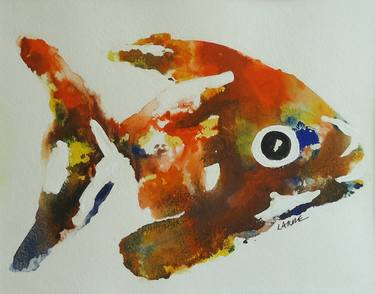 Print of Expressionism Fish Paintings by Ron LaRue