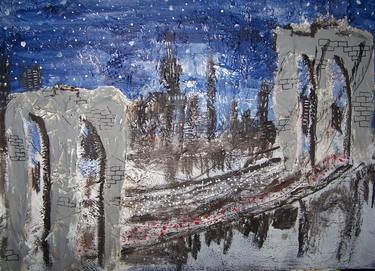 Brooklyn Bridge on a Starry Night SOLD thumb