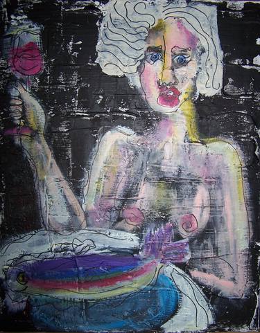 Original Nude Painting by Nancy Denommee