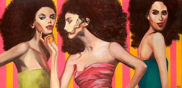 Original Pop Art Fashion Paintings by Emmy Flores