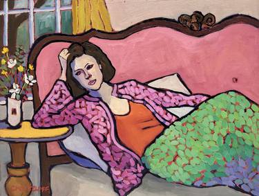 Original Figurative Women Paintings by Catherine J Martzloff