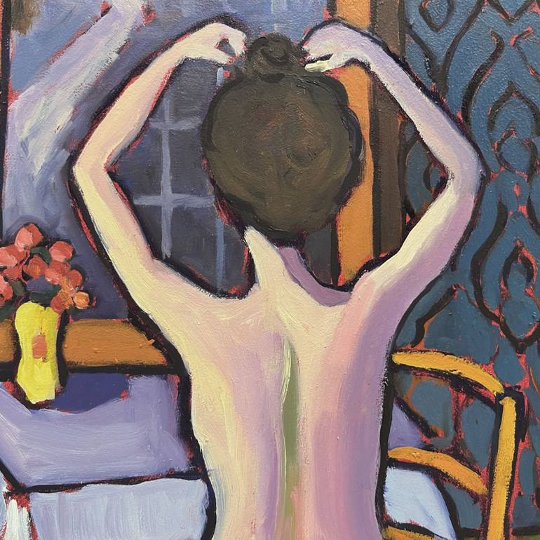 Original Contemporary Nude Painting by Catherine J Martzloff