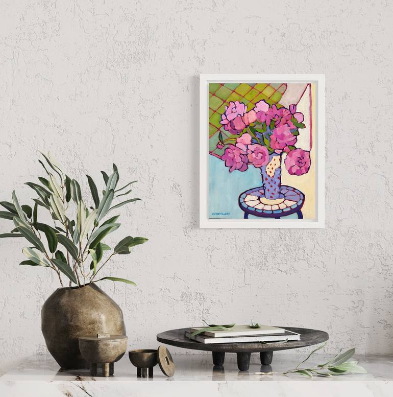 Original Floral Painting by Catherine J Martzloff