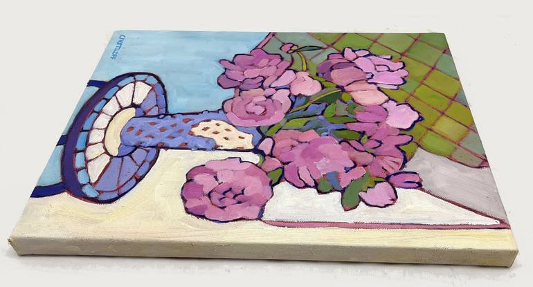 Original Contemporary Floral Painting by Catherine J Martzloff