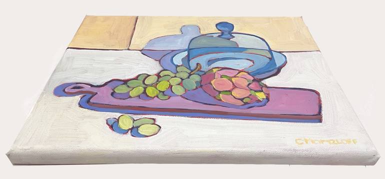 Original Color Field Painting Food & Drink Painting by Catherine J Martzloff