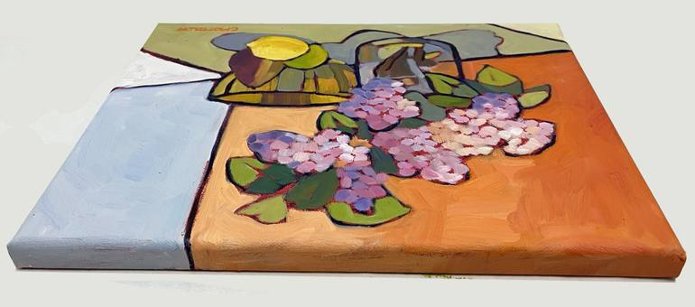 Original Color Field Painting Still Life Painting by Catherine J Martzloff