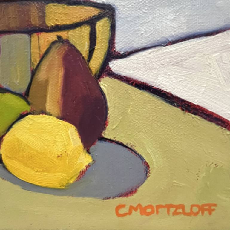 Original Color Field Painting Still Life Painting by Catherine J Martzloff