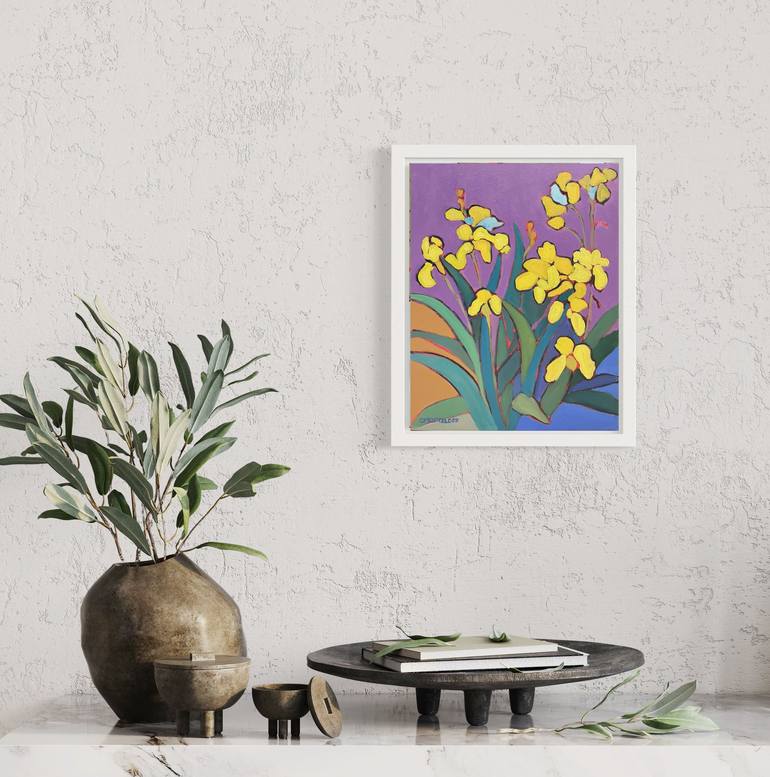 Original Contemporary Floral Painting by Catherine J Martzloff