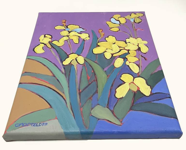 Original Contemporary Floral Painting by Catherine J Martzloff