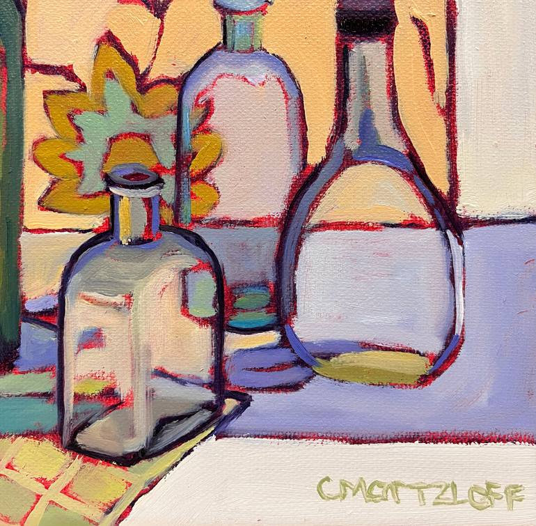 Original Art Deco Still Life Painting by Catherine J Martzloff