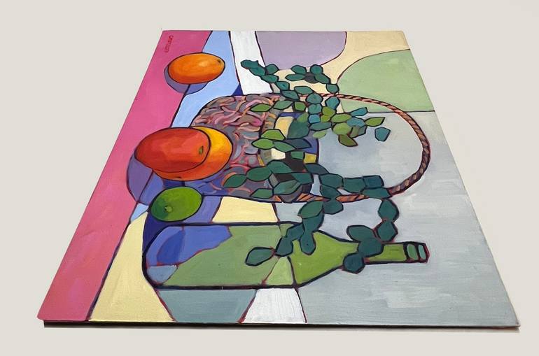 Original Expressionism Still Life Painting by Catherine J Martzloff