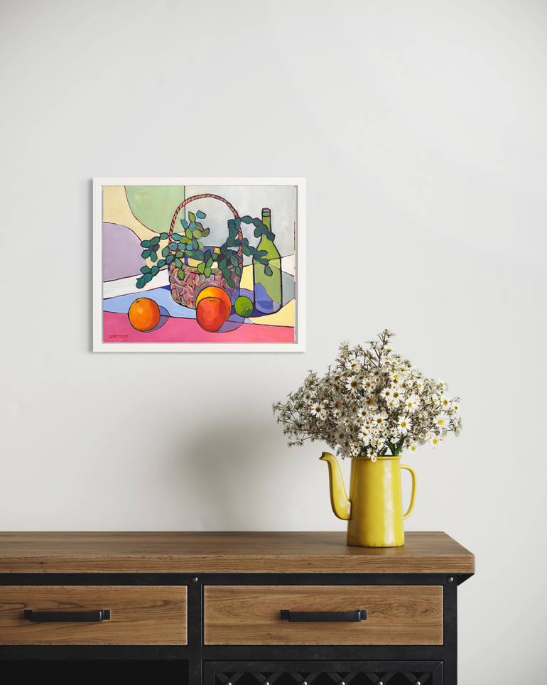Original Expressionism Still Life Painting by Catherine J Martzloff
