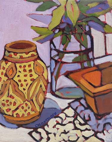 Original Contemporary Patterns Paintings by Catherine J Martzloff