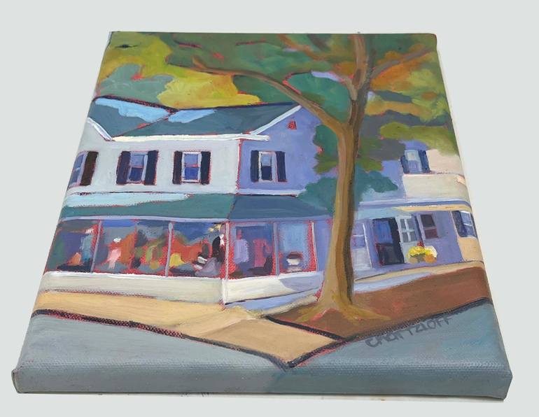 Original Contemporary Architecture Painting by Catherine J Martzloff