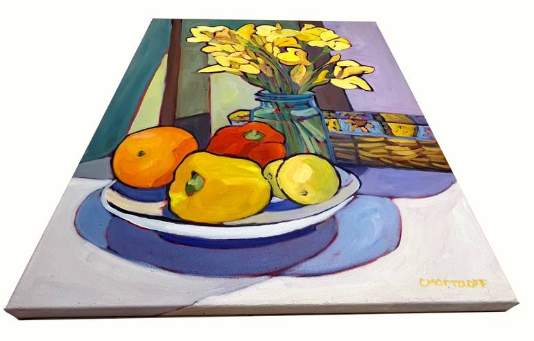 Original Contemporary Floral Painting by Catherine J Martzloff